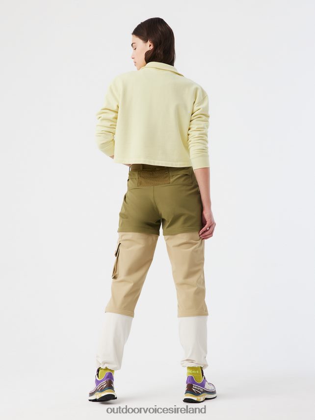 Clothing IE Outdoor Voices Women RecTrek Zip-Off Pant Kelp/Khaki/Bone HNT0ZV17
