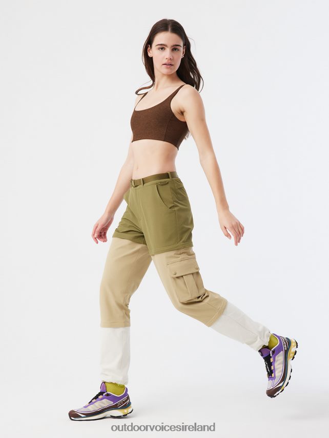 Clothing IE Outdoor Voices Women RecTrek Zip-Off Pant Kelp/Khaki/Bone HNT0ZV17
