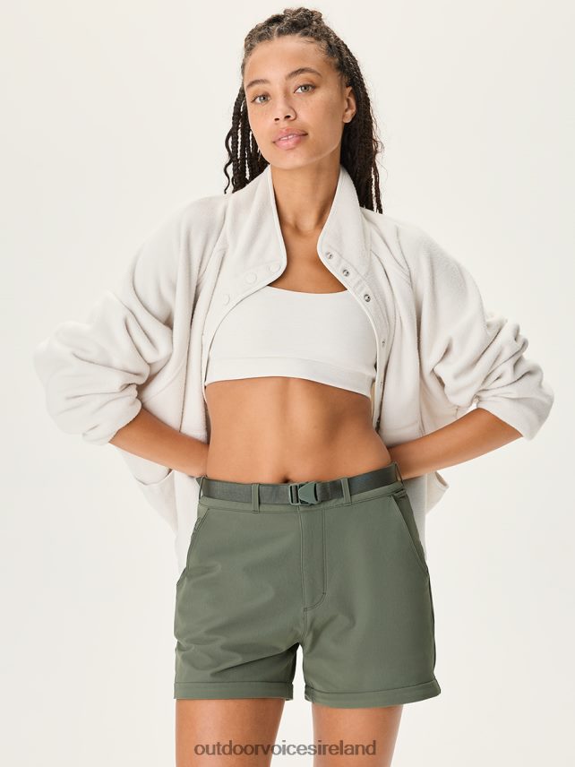 Clothing IE Outdoor Voices Women RecTrek Zip-Off Pant Tea Tree/Calcite/Milk Stone HNT0ZV16