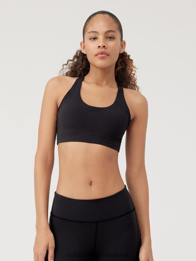 Clothing IE Outdoor Voices Women All-Time Bra Black HNT0ZV95