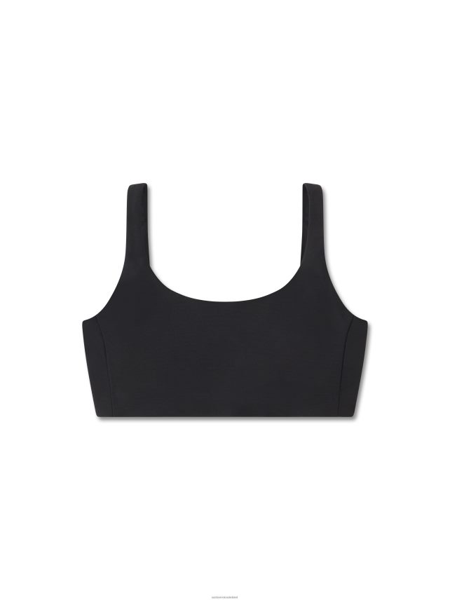 Clothing IE Outdoor Voices Women Double Time Bra Black HNT0ZV88