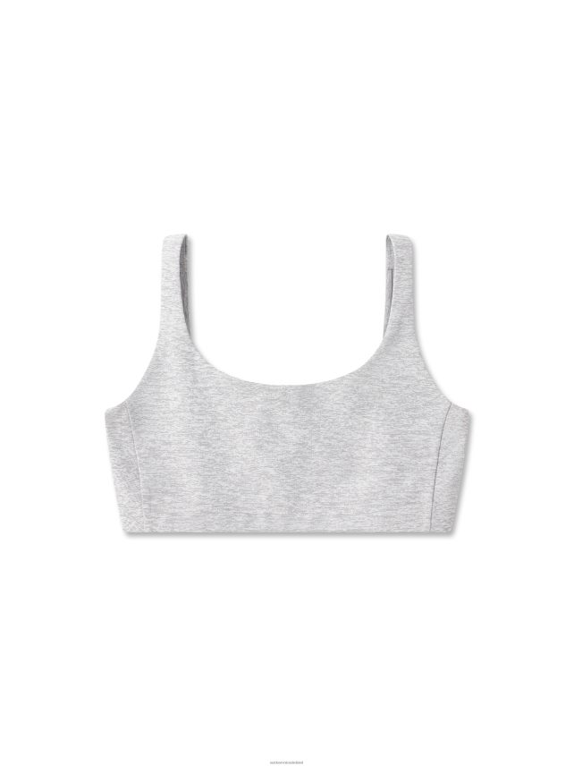 Clothing IE Outdoor Voices Women Double Time Bra Dove HNT0ZV89
