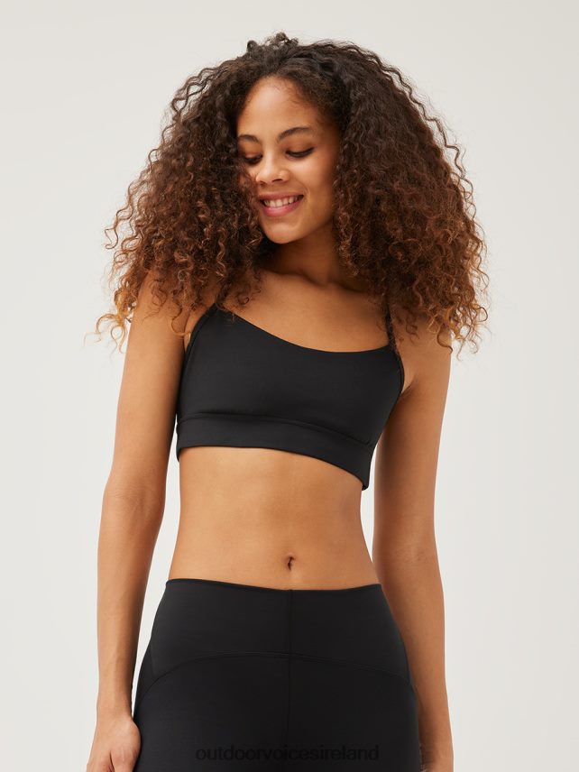 Clothing IE Outdoor Voices Women FreeForm Bra Black HNT0ZV96