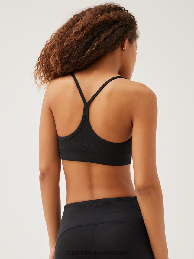 Clothing IE Outdoor Voices Women FreeForm Bra Black HNT0ZV96