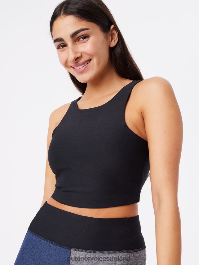 Clothing IE Outdoor Voices Women Venus Crop Top Black HNT0ZV90