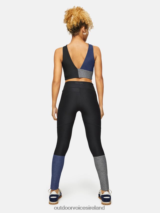 Clothing IE Outdoor Voices Women Venus Crop Top Black/Navy/Graphite HNT0ZV91
