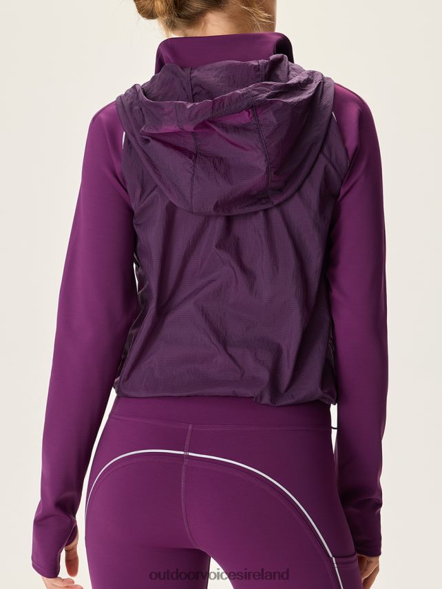 Clothing IE Outdoor Voices Women FrostKnit Hoodie Beet Juice HNT0ZV47