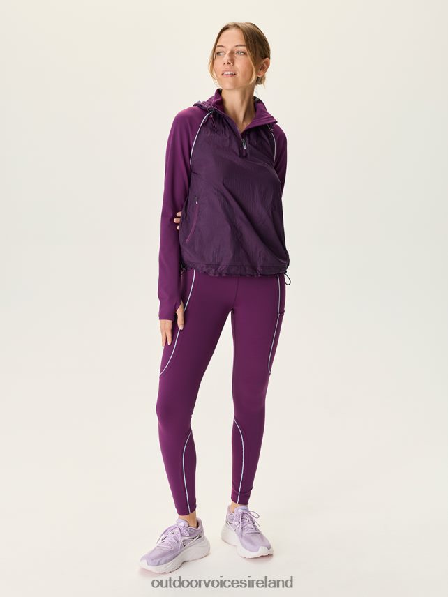 Clothing IE Outdoor Voices Women FrostKnit Hoodie Beet Juice HNT0ZV47