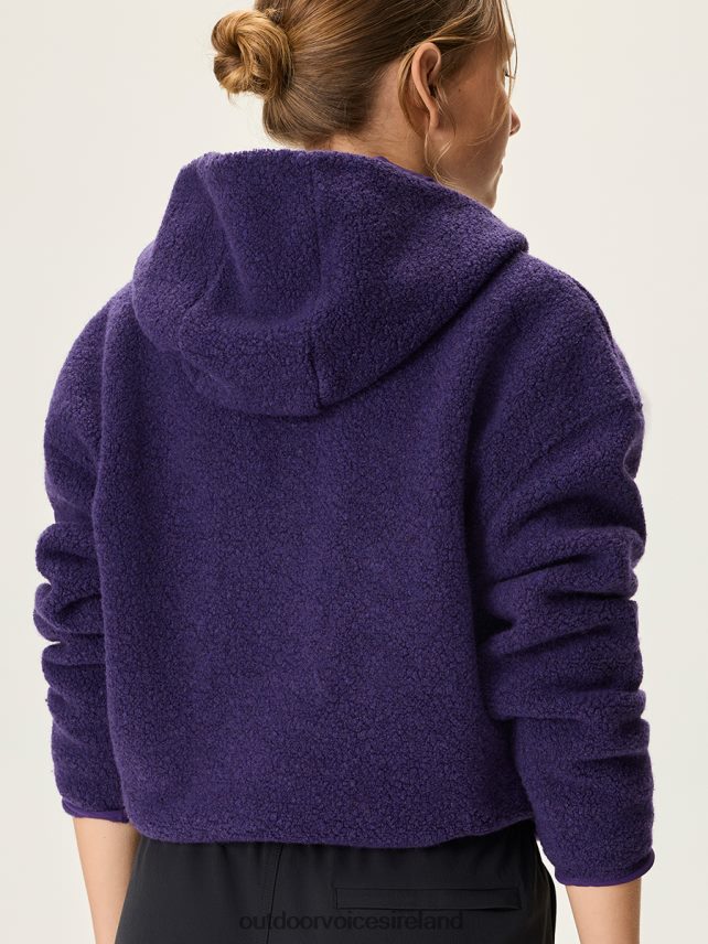 Clothing IE Outdoor Voices Women MegaFleece Cropped Pullover Fashionable HNT0ZV49
