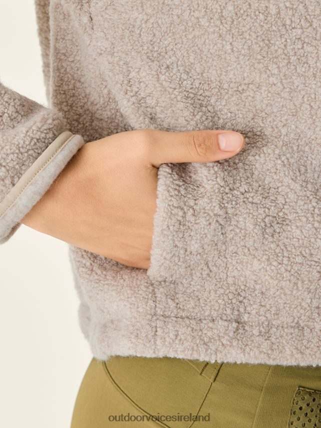 Clothing IE Outdoor Voices Women MegaFleece Cropped Pullover Fashionable HNT0ZV51
