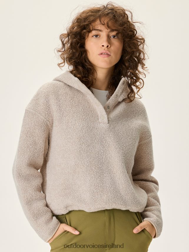 Clothing IE Outdoor Voices Women MegaFleece Cropped Pullover Fashionable HNT0ZV51