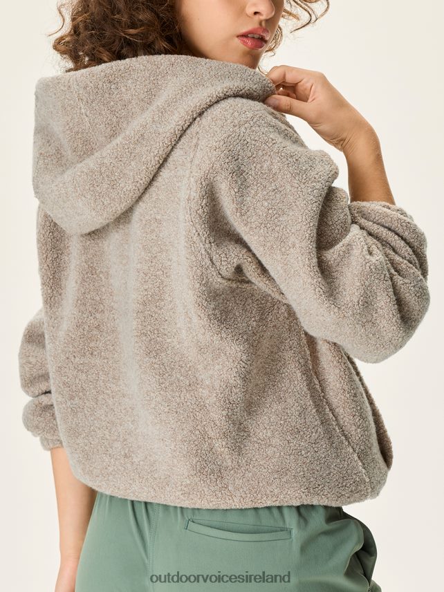 Clothing IE Outdoor Voices Women MegaFleece Snap Up Hoodie Essential HNT0ZV52