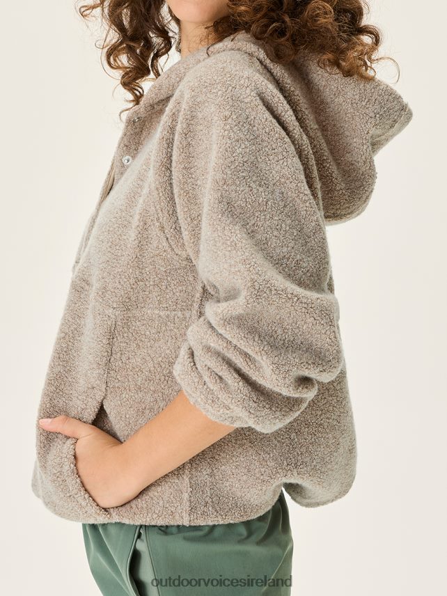 Clothing IE Outdoor Voices Women MegaFleece Snap Up Hoodie Essential HNT0ZV52