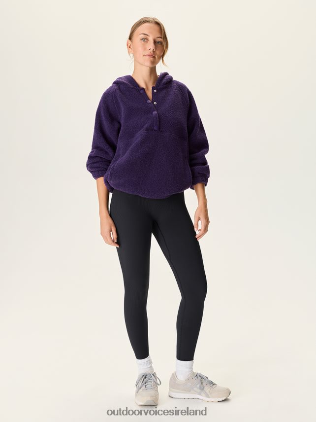 Clothing IE Outdoor Voices Women MegaFleece Snap Up Hoodie Essential HNT0ZV53