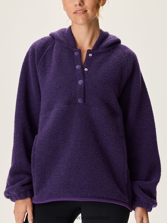Clothing IE Outdoor Voices Women MegaFleece Snap Up Hoodie Essential HNT0ZV53