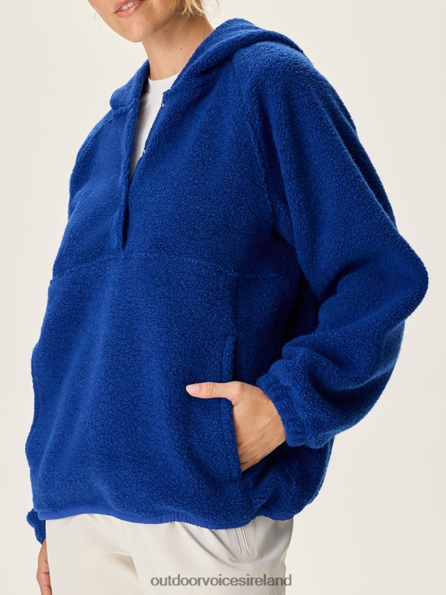 Clothing IE Outdoor Voices Women MegaFleece Snap Up Hoodie Essential HNT0ZV54