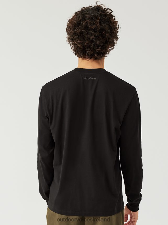 Clothing IE Outdoor Voices Women Everyday Classic Longsleeve Black HNT0ZV157