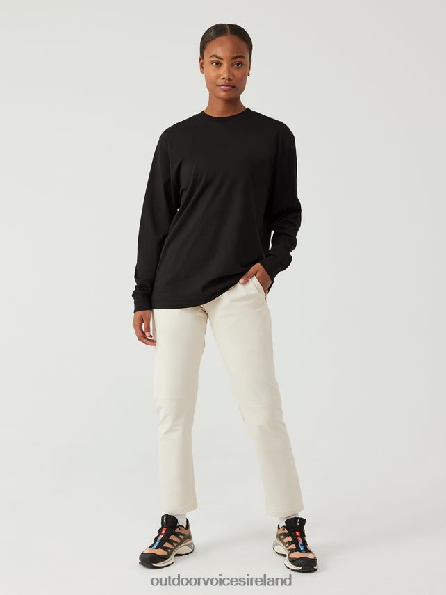Clothing IE Outdoor Voices Women Everyday Classic Longsleeve Black HNT0ZV157