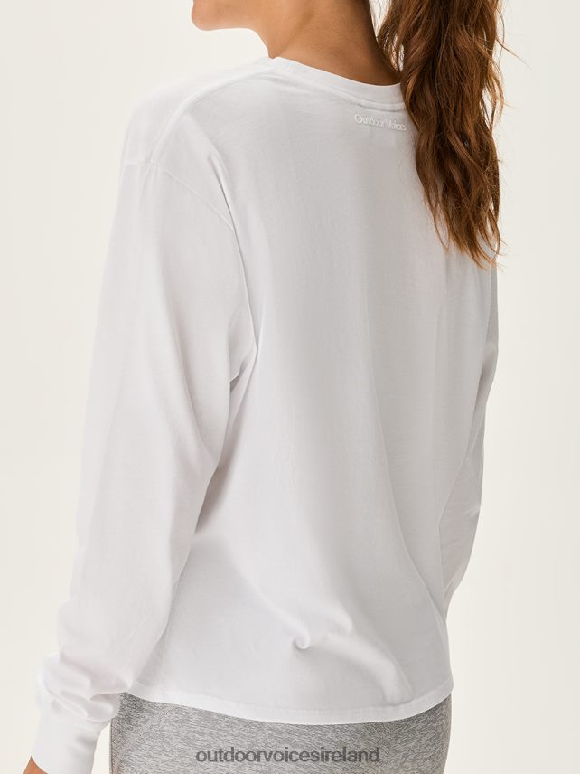 Clothing IE Outdoor Voices Women Everyday Longsleeve Brilliant White HNT0ZV60